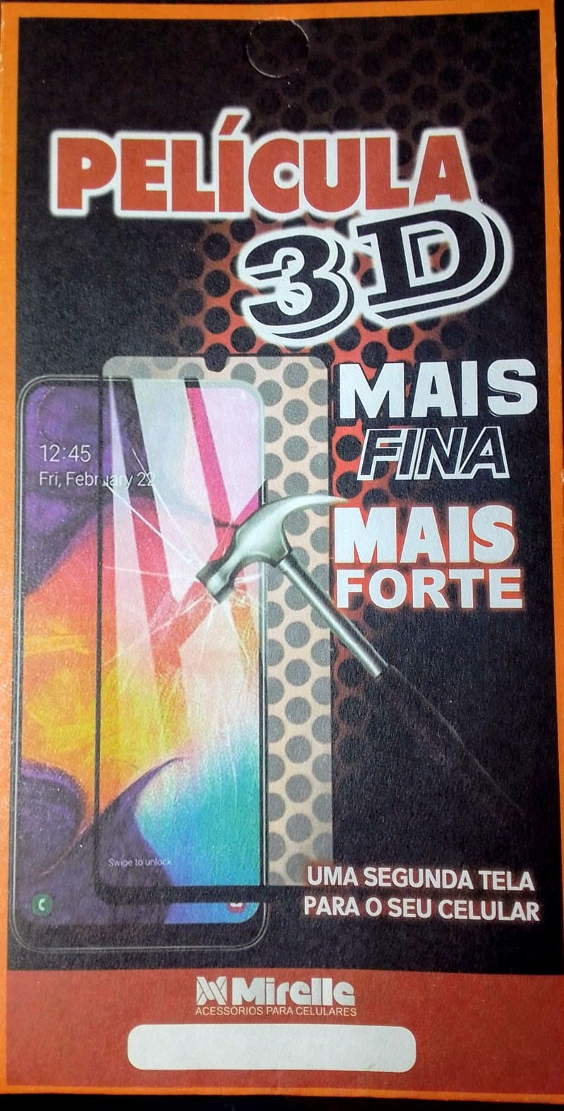  - Pelicula 3D - 1 KIT = 5 UNIDADE            Cod. RM NOTE 9S FINA
